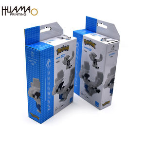 Caja de embalaje plegable reciclable OEM para juguetes de construcción de microbloques, caja de regalo para ladrillos pequeños - Product Image 2