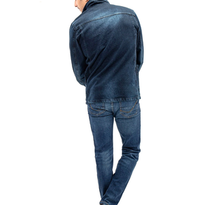 2025 couleur personnalisée tenue décontracté hommes jean veste Streetwear nouvelle mode confortable jean veste pour hommes - Product Image 2