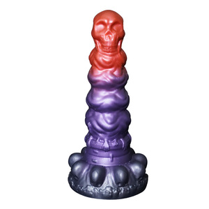 Plug anal en silicone liquide pour hommes et femmes, design crâne d'Halloween, jouet sexuel - Product Image 3