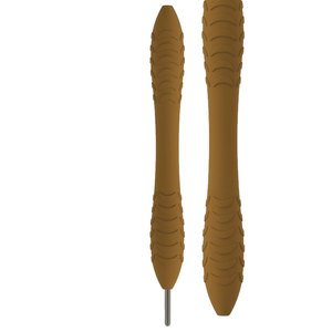Empuñadura de silicona resistente y reutilizable para espejo dental, ligera, color ocre, tono tierra, mango para instrumentos dentales - Product Image 5