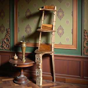 Estante para Libros de Latón FTD, Tipo de Instalación Vertical para Sala de Estar - Product Image 2