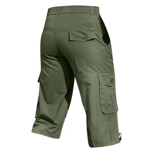 Pantalones cortos para hombre, novedad de verano, pantalones cortos informales hasta la rodilla para hombre, ropa de entrenamiento informal para correr - Product Image 2