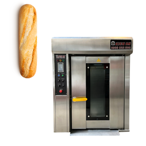 Factory Price <b>8</b> Trays Rotary Oven Bread Production Line Altuntop Trolley <b>Iron</b> Stainless Steel Bread Baking Oven Vietnam Brand - Product Image 1