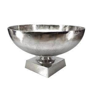 Embossed Design Silver Metal Serving Bowl Elegant Centerpiece Bowl for Home Kitchen Dining <b>Table</b> Party Wedding and <b>Buffet</b> Use - Product Image 5