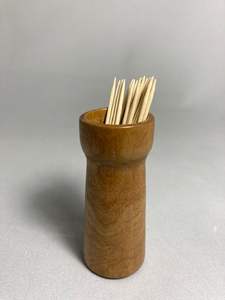 Classic Design High Quality Fashion Wooden <b>Toothpick</b> <b>Holder</b> Container Eco Friendly Solid Wood <b>Toothpick</b> Storage for Hotels - Product Image 4