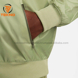 Chaqueta polar cortavientos de bloque de color personalizado para hombre con capucha-Ajuste relajado, manga larga-Ropa de exterior para hombre - Product Image 5