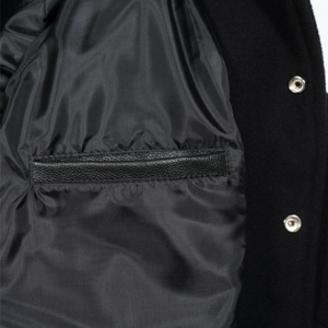 Hot Sale Top-Ranked Breathable <b>Canvas</b> Winter 100% Cotton Varsity <b>Jackets</b> <b>Men</b> Custom Design Stand Collar Front Logo High Quality - Product Image 4