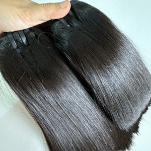 ผมมนุษย์แท้สีดำแบบตรงแนวลอนทรงหลวมธรรมชาติ - Product Image 1