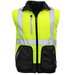 Vêtements de travail d'hiver pour la sécurité routière, construction, veste de sécurité haute visibilité imperméable respirante réfléchissante, service OEM, nouveauté - Product Image 3