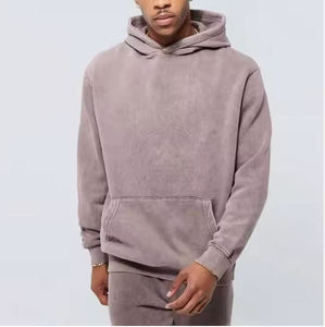 ชุดวอร์มผู้ชายคุณภาพเยี่ยมแบบย้อมสีเอซิด ประดับคริสตัล สำหรับวิ่งออกกำลังกาย สกรีนโลโก้ได้ ชุดลำลองผู้ชายแบบย้อมสีเอซิด ประดับคริสตัล - Product Image 4