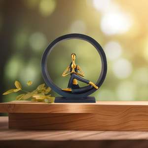 Estatua de Postura de Yoga para Decoración del Hogar, Decoración de Mesa de Sala de Estar, Objeto Decorativo, Ideas de Regalo - Product Image 2