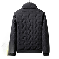 OEM individuelles Logo-Design Herren Herbst und Winter neu locker plus Samt mit verdickter Baumwoll jacke Herren warme Baumwoll jacke