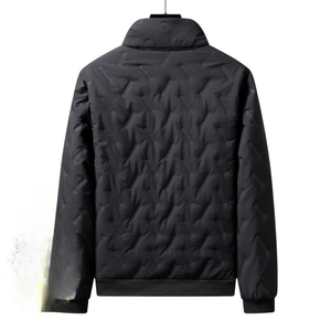 OEM personalizado Logotipo de diseño de los hombres de otoño e invierno nueva suelta más de terciopelo con Chaqueta de algodón grueso de los hombres Chaqueta de algodón cálido - Product Image 3