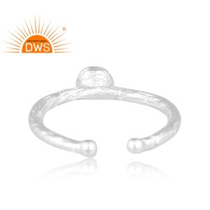 แหวนอัญมณีลาบราดอไรต์ธรรมชาติปรับได้แหวนเงินบริสุทธิ์ปรับได้ตามต้องการ - Product Image 4