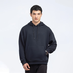 OEM de alta calidad 100% algodón Sudadera con capucha de los hombres personalizados de secado rápido transpirable suéter de gran tamaño con impresión de transferencia de calor - Product Image 5