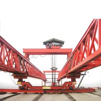 Lanzador de Vigas para Construcción de Puentes de Alta Resistencia, Grúa Lanzadora de Vigas de 150, 160, 180 y 200 Toneladas para Construcción de Carreteras