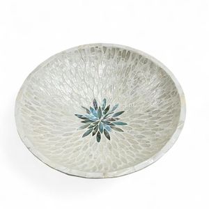 Cuencos de Nácar Hechos a Mano, Cuencos Decorativos Clásicos con Incrustaciones de Concha, Ecológicos, Naturales, de Vietnam, para Uso en el Hogar y la Mesa - Product Image 2