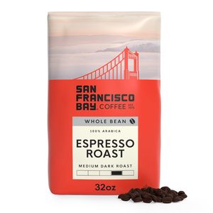 Café de la baie de San Francisco - Café en grains torréfiés mi-noirs - Torréfaction Espresso (sac de 2 lb) - Product Image 1