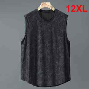 Camisetas sin mangas de verano para hombre, chaleco informal de moda transpirable, Camiseta de punto de talla grande con patrón estampado - Product Image 6