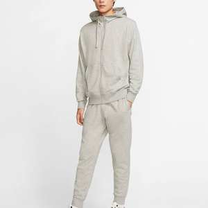 Ropa de calle de alta calidad de talla grande personalizada French Terry Heavyweight Thick Zip Up Sudadera con capucha en blanco personalizada con logotipo personalizado - Product Image 2