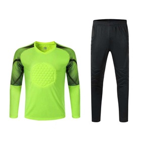 Impact Resistant Eco-Friendly Plus Size Goalkeeper Padded Uniform for Men and <b>Boys</b> Soccer Players Quick Dry - Product Image 3