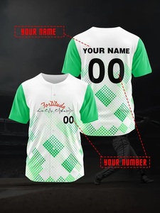 เสื้อเบสบอลสำหรับทุกเพศเสื้อเบสบอลแห้งเร็วระบายอากาศได้ดี - Product Image 6