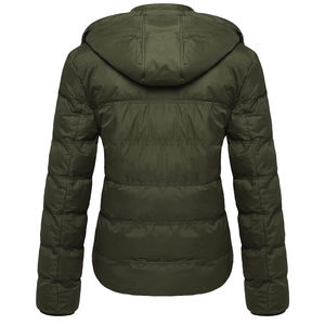 2026 Pemium Quality Wholesale <b>Cheap</b> Price Women Winter <b>Puffer</b> <b>Jacket</b> Quilted Thick Warm Coat with Removable Hood - Product Image 2