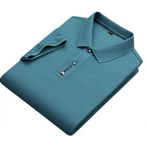 Camiseta de Verano de Algodón con Logotipo Bordado para Hombre, Uniforme de Golf, Camiseta Lisa para Hombre, Ropa Suave para Hombre, Camiseta Polo - Product Image 6