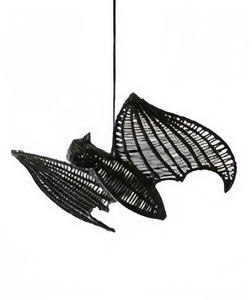 Rustique Fait À La Main En Rotin Chauve-Souris Halloween Ornement Du Vietnam Décoration Unique Pas Cher En Gros - Product Image 5