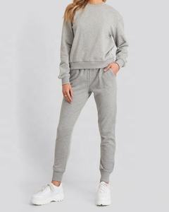 Streetwear deux pièces à capuche pour femmes ensemble de pantalons de survêtement brodé Patchwork Design Skinny Fit survêtements amicaux à séchage rapide - Product Image 5