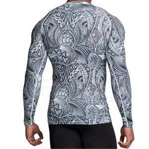 Ropa Deportiva de Verano para Hombre, Diseño Personalizado OEM, Alta Calidad, Spandex/Poliéster, Protección UV, para Gimnasio y Fitness, Tallas Grandes - Product Image 3