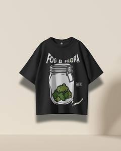 เสื้อยืดถักแบบหนาพิมพ์ลายโลโก้ได้ตามต้องการเสื้อยืดผ้าฝ้าย100% พิมพ์ลายกราฟิกทรงโอเวอร์ไซส์ - Product Image 3
