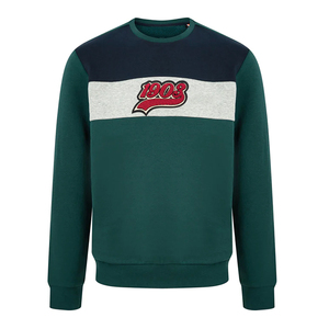 Stylish Men's O-Neck Sweatshirt Pullover Polyester/Cotton Breathable Quick Dry Winter Outdoor Fashion Wear Shanelle Embroidery - Product Image 1