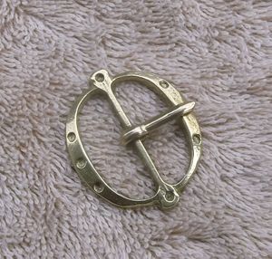 Ceinture en laiton médiévale Viking Age pour boucle TT-6037 broche pour boucle pour bracelet en cuir Matériau cuivre - Product Image 2