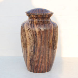 Urnas antiguas de cremación de aluminio Urnas funerarias de alta calidad con acabado brillante pintado Diseñado fabricado por adultos HHO - Product Image 4