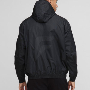 Top Selling <b>Men's</b> Winter Windbreaker <b>Jacket</b> Hood High Street Style Personalized Logo Front OEM Service Breathable Eco-Friendly - Product Image 2