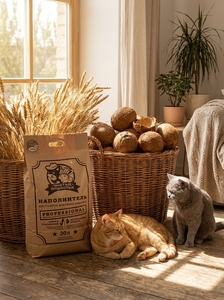 Arena para Gatos de Trigo Limpia y Esponjosa con Aroma a Coco, Ecológica, Natural, Aglomerante, para Gatos, Hámsteres y Conejos, 20L - Product Image 5
