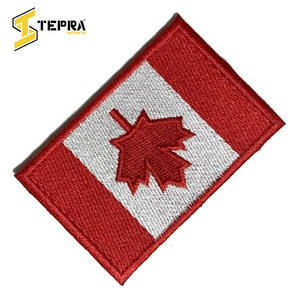 Drapeau du Canada de haute qualité nouveauté bonne vente dernier produit haut produit patchs de broderie par TEPRA SPORTS - Product Image 3
