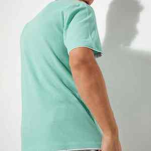 T-shirt pour homme à manches courtes 100% coton, coupe ample, nouvelle arrivée, vêtements d'été, vente chaude, décontracté, respirant, lisse - Product Image 4