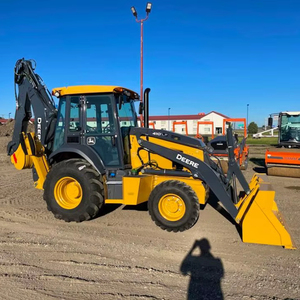 Mini Retroexcavadora y Cargadora de Ruedas John Deere 410P 2024 con Componentes Huade y Motor PowerTech de Alta Eficiencia - Product Image 1