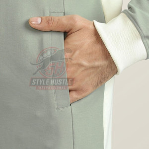 Fabricación de Chándales Personalizados de Alta Calidad, Chándales Deportivos con Cremallera Extra Grande para Hombre - Product Image 4