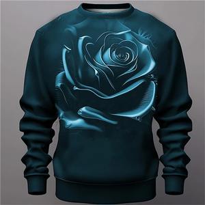 Sudaderas Gráficas para Hombre, Tendencia de Moda, Manga Larga, Estampado 3D, Suéter Holgado, Estilo Urbano, Sudadera con Capucha Extra Grande - Product Image 3
