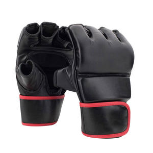 Gants de grappling Muay Thai en cuir PU multicouche avec logo personnalisé professionnel de haute qualité pour l'entraînement MMA adulte - Product Image 3