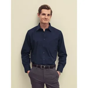 <b>Long</b> <b>Sleeve</b> Poplin <b>Shirt</b> for Corporate Merchandising Promotional <b>Polo</b> <b>Shirts</b> - Product Image 5