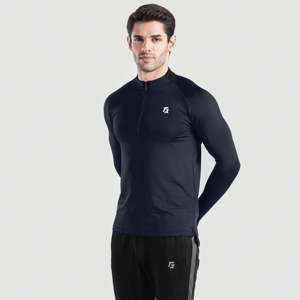 GAI เสื้อสปอร์ตคอกลมสีกรมท่าทรงปกติสำหรับฤดูใบไม้ร่วง - Product Image 1