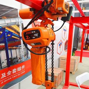 Feste Kette Elektro-Heb ekran. Elektrischer Bau Kettenzug mit Haken, 2 Tonnen. - Product Image 2