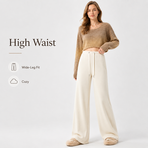 Pantalon de maternité décontracté et ample pour l'été, l'automne et l'hiver - Coupe large avec design ajusté pour le ventre, pour une <span class=keywords><strong>grossesse</strong></span> confortable - Product Image 3