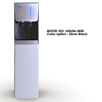 POU Pendingin Air Opsional Sistem Filter Inline, Pemurni Air Berdiri Bebas, Pompa Dispenser Air Panas dan Dingin, HB