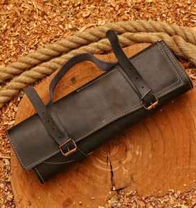 Juego de Cuchillos de Chef de 5 Piezas de Acero de Damasco de Alta Calidad, Hechos a Mano, Venta Caliente, Uso en Cocina, Directo de Fábrica, con Mango de Madera y Funda - Product Image 6