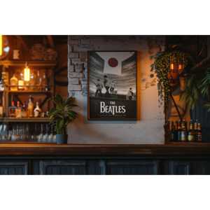 Póster de estilo moderno de The Beatles Live at Budokan 1966 para uso en pared - Product Image 1